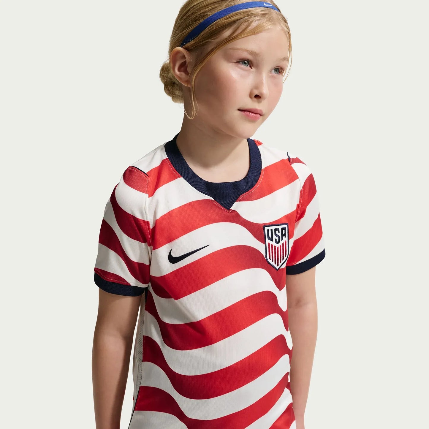 Youth Nike USMNT 2026 Home Stadium Jersey - Stripes